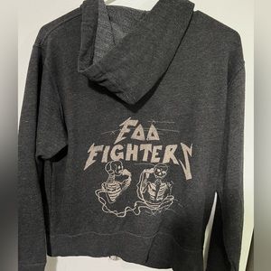 Foo fighters long-sleeve zip up (old/vintage)